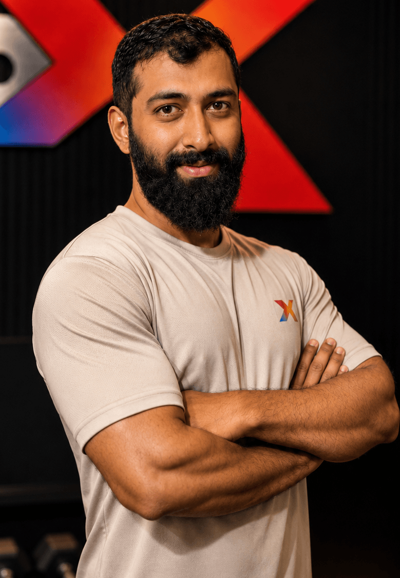 Coach Abdul Sattar — national-level boxer and certified fitness coach at BeatBox Fitness Kokapet
